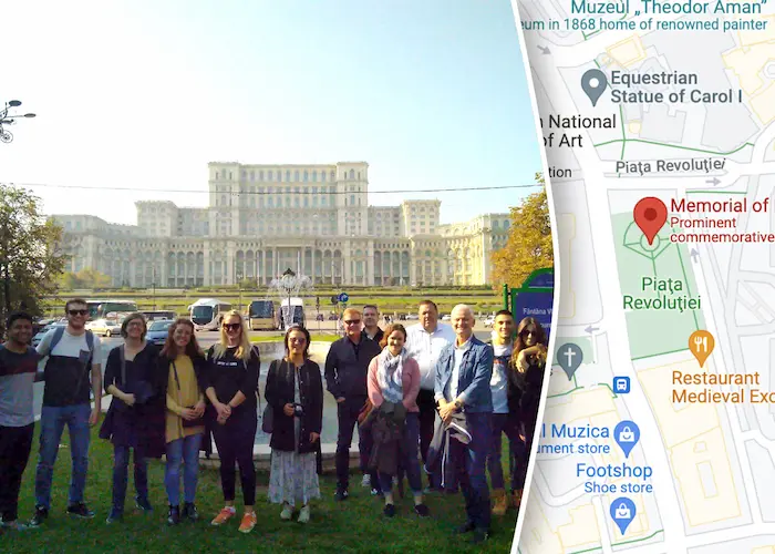 Ghid prezentand pe harta trasee turistice din Romania